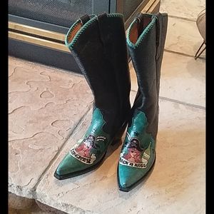 Liberty Custom Handmade Rock & Roll Pirate Boot